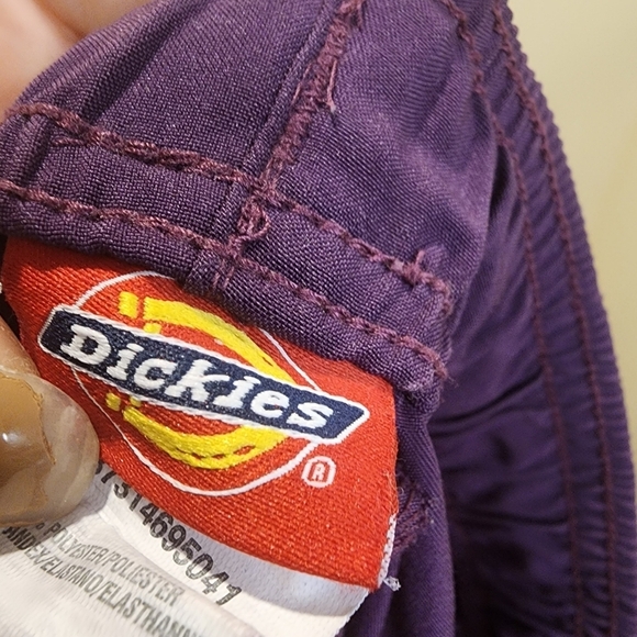 DICKIES Women's purple scrub pant size M - Picture 2 of 11